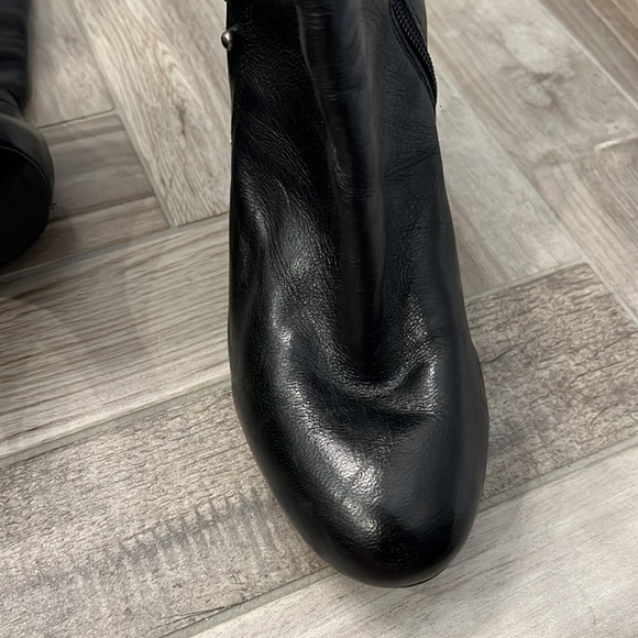 SZ 8 Black Nine West Leather - Picture 8 of 11